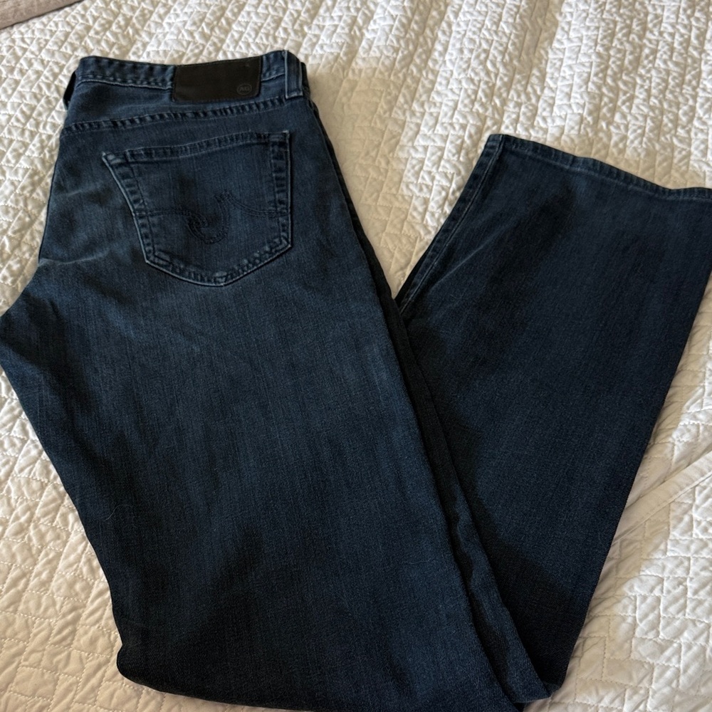AG Men's Straight leg protege Jeans in Dark Blue 30 x 34